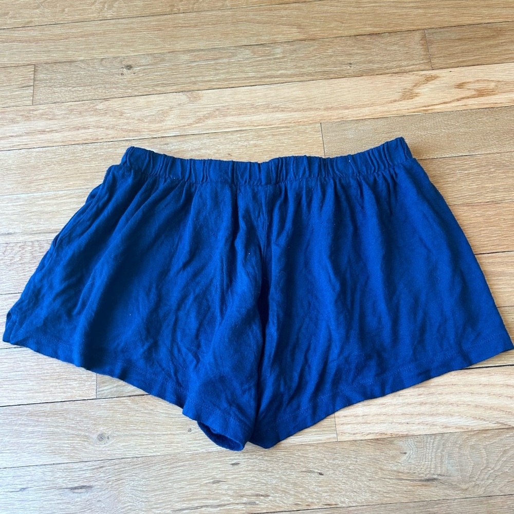 Blue Regal Blossoms Everyday Shorts